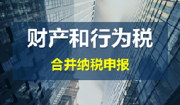 財產(chǎn)和行為稅合并申報后，各稅種是否必須一次性申報完畢？